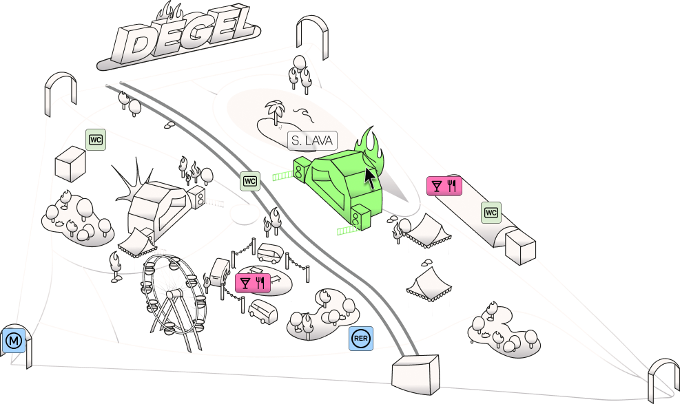 Dégel Festival — Map